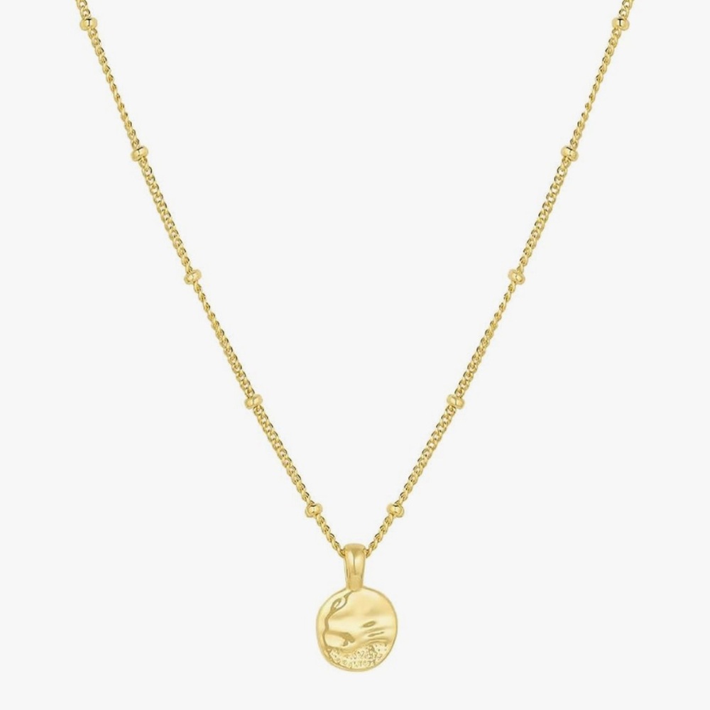 Gorjana Shorebreak Necklace - 18K Gold Plated Brass - 16” - Picture 2 of 8